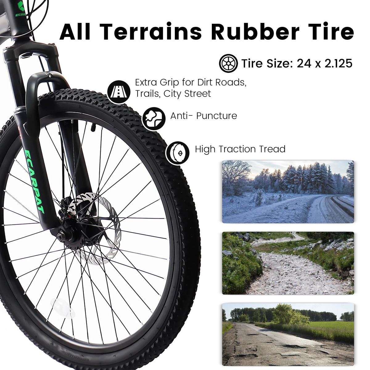 24 inch 21 Speeds High-Carbon Steel Frame Mountain Bike I612