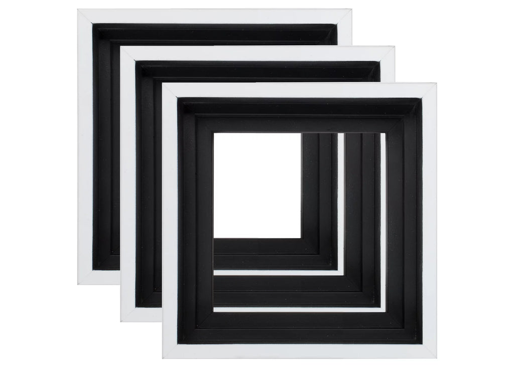 3 Pack 12x12 White Floater Frames M890667