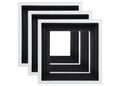3 Pack 12x12 White Floater Frames M890667