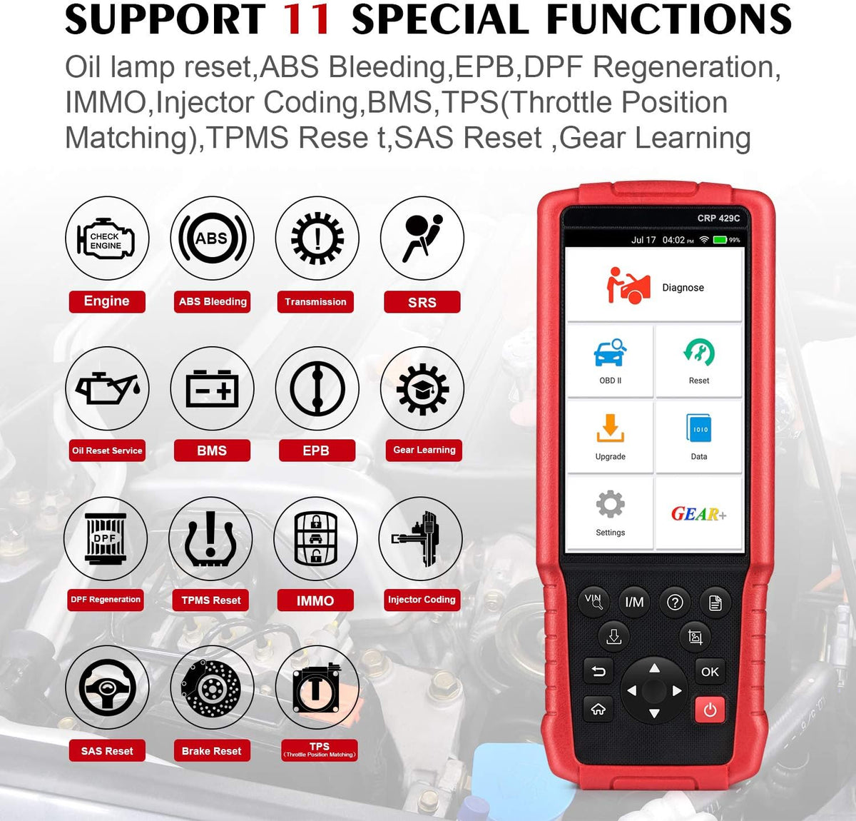 OBD2 Scanner Auto Diagnostic Tool Y6978