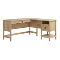 Orchard Oak L-Shaped Desk with File Drawer N51411