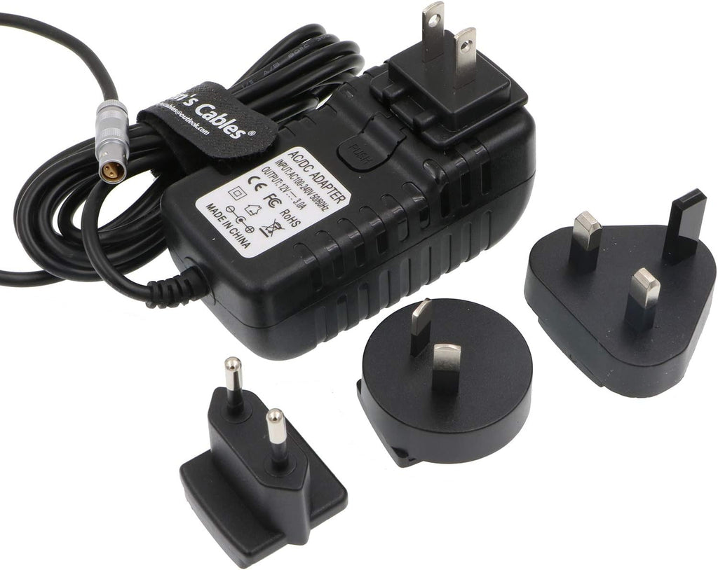 Z Cam E2 Power Adapter Cable with US UK EU AU Plugs H307673