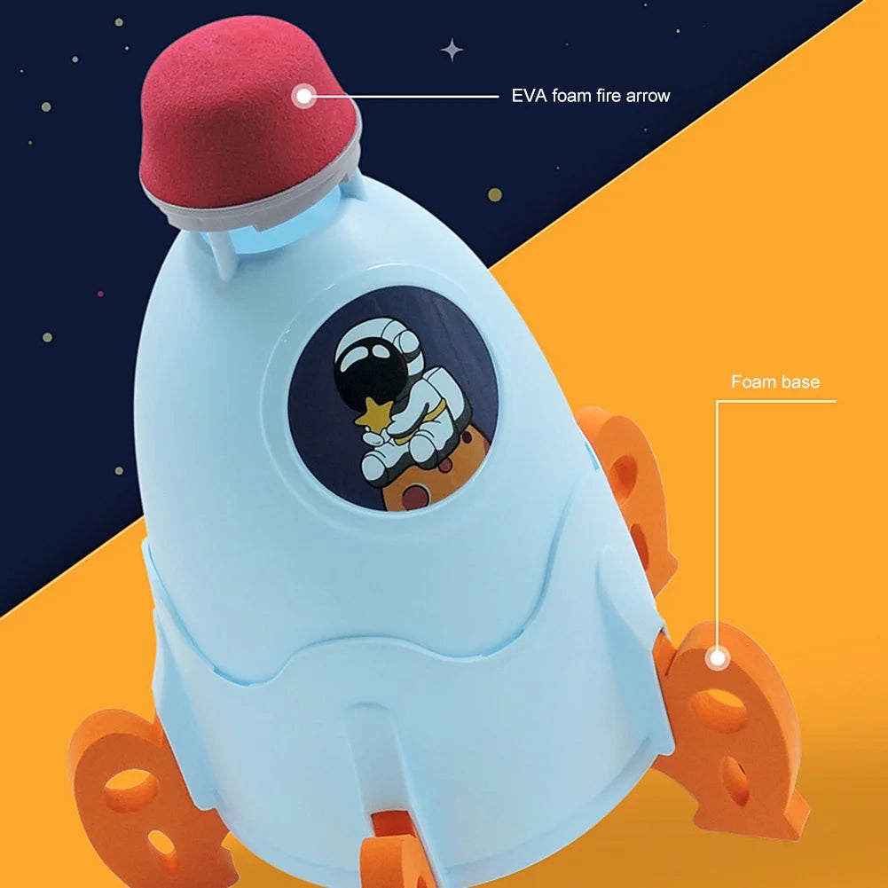 Blue Plastic Rocket Sprinkler Toy K2220