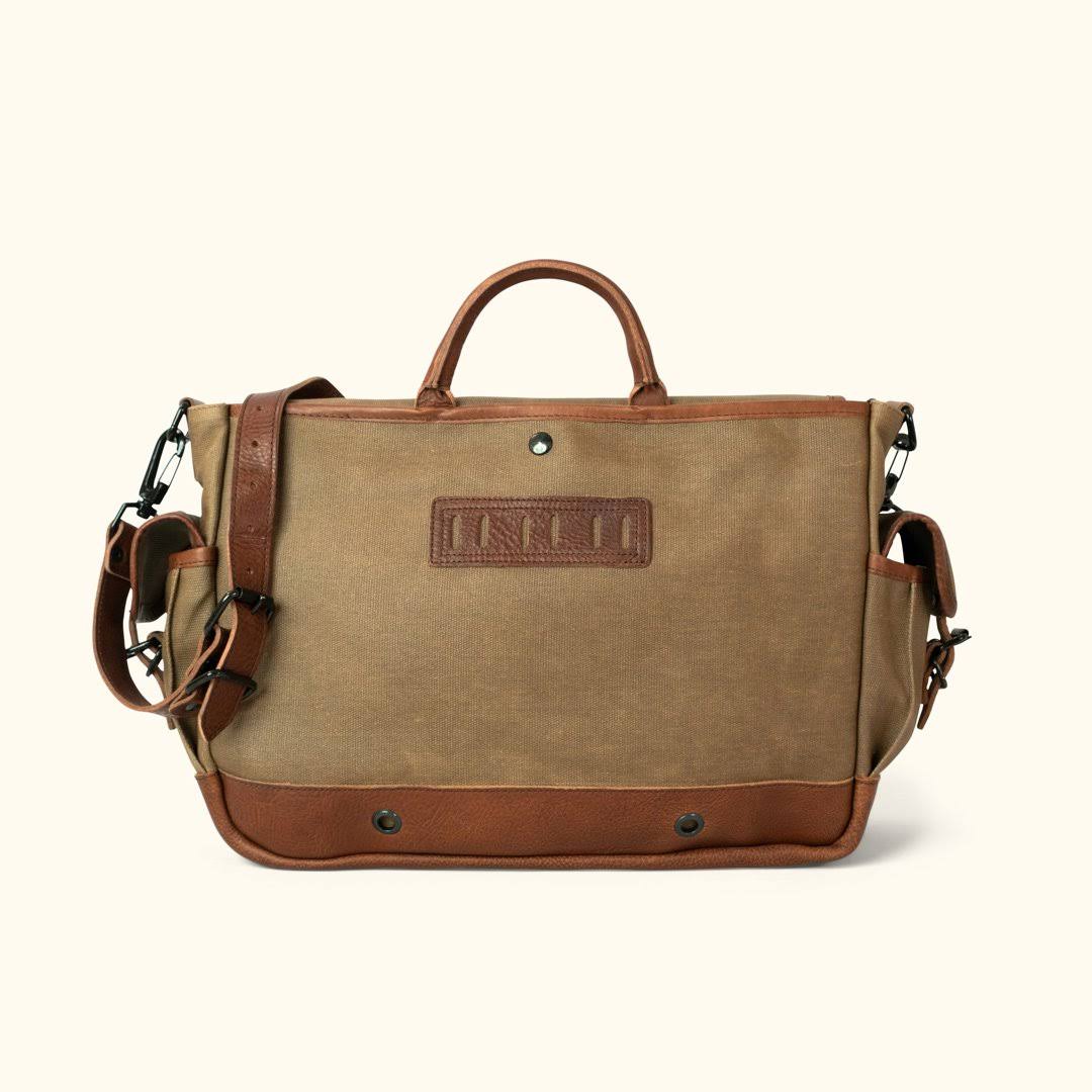 Waxed Canvas Messenger Bag T5523