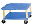 Blue Two Shelf Utility Cart K1577