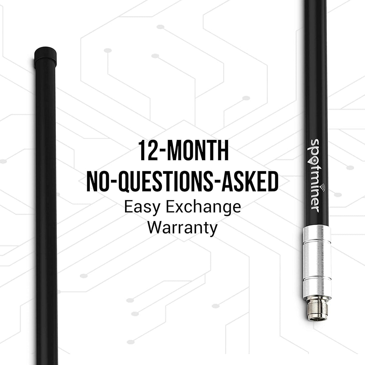 Pack of 2 Low Loss 400 Coaxial Cable 5.8 DBI Antenna Crypto Mining Accessories Q26041