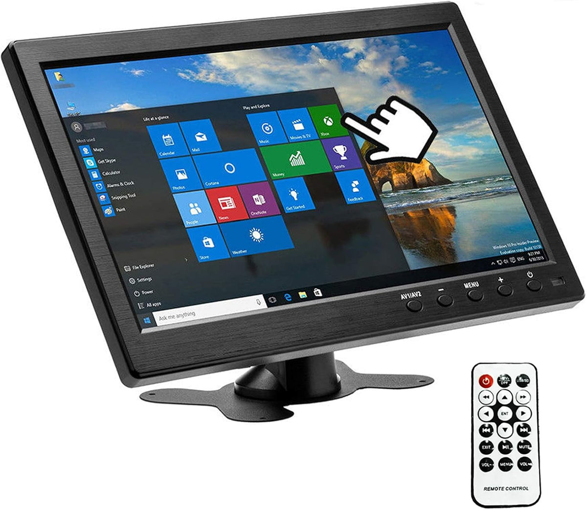 10.1 Inch LCD Security CCTV Monitor with HDMI Input Cable D594