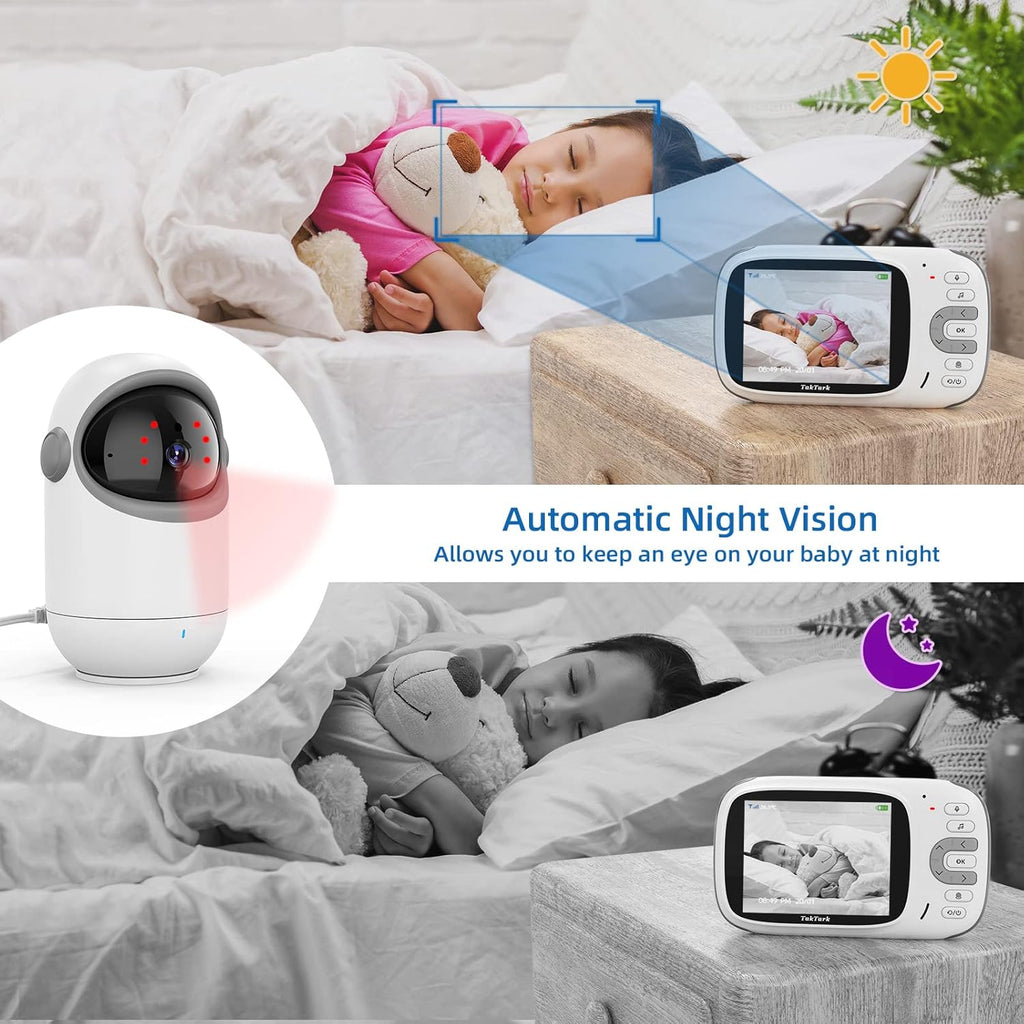 3.2 Baby Monitor with Camera and Audio No WiFi W3832