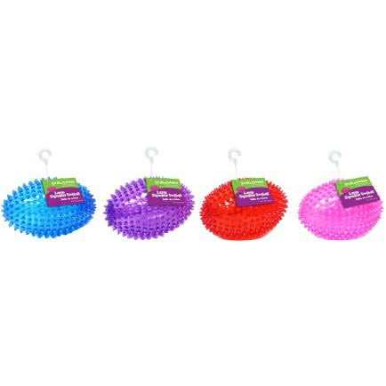 4.5” Spiky Squeaker Football Dog Toy N7973