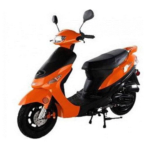 49cc 50cc street legal fully automatic scooter moped with Matching trunk V2943