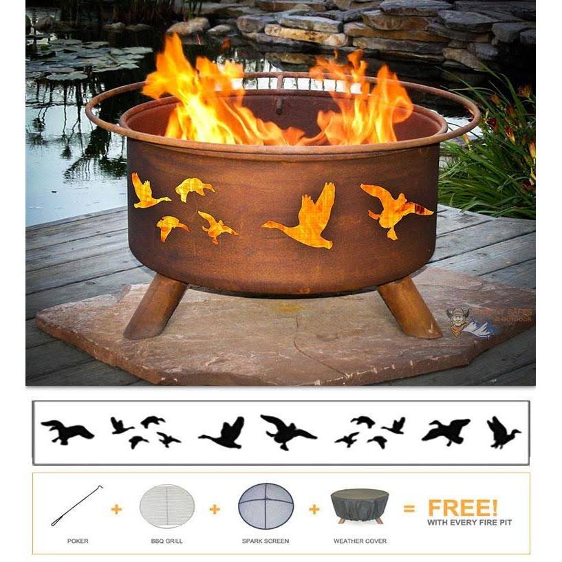 Wild Ducks Fire Pit G56887