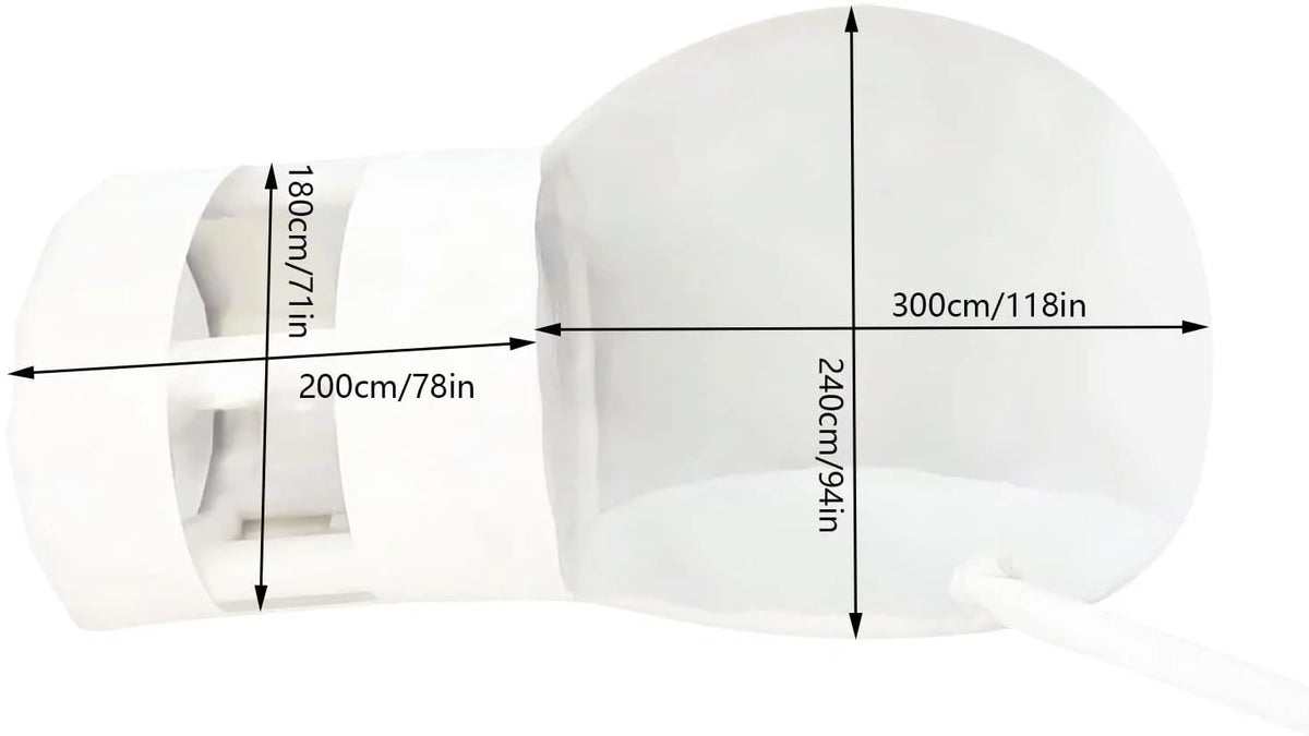 Inflatable Transparent Bubble Tent with Blower A1179