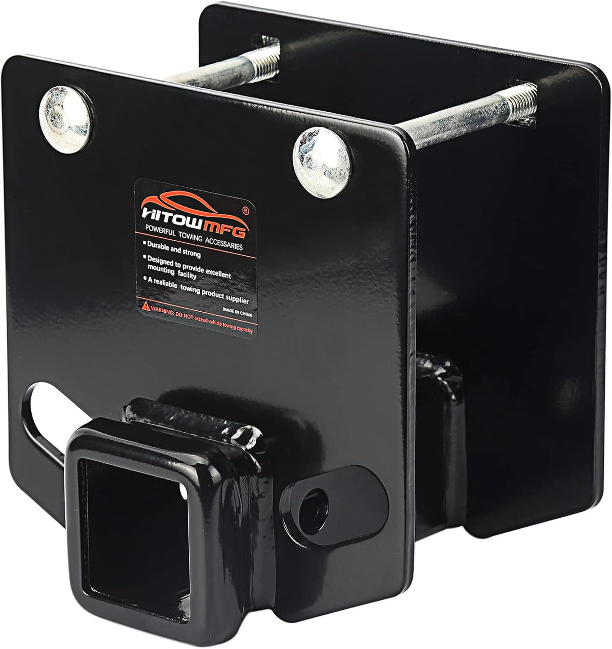 2 inch Receiver Adapter for 4x4 inch Bumper Pack of 2 W348426