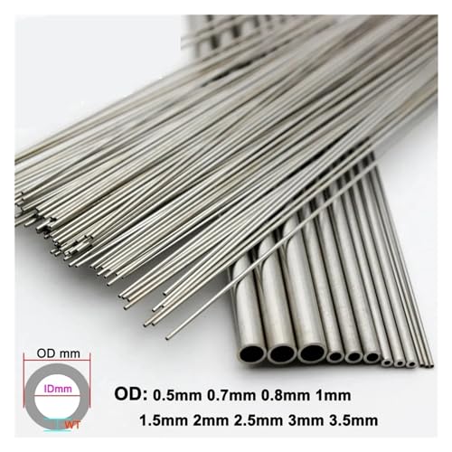 Stainless Steel Tube 304 Capillary Tube 250mm x 4pcs OD3.5mm X ID3mm Q420320