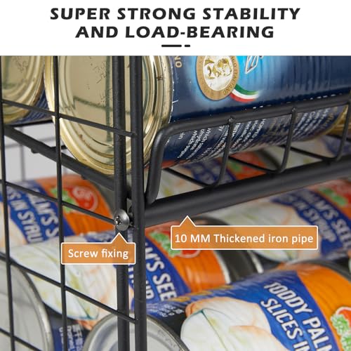 3 Pack Adjustable 2-Tier Can Rack Organizer T9496