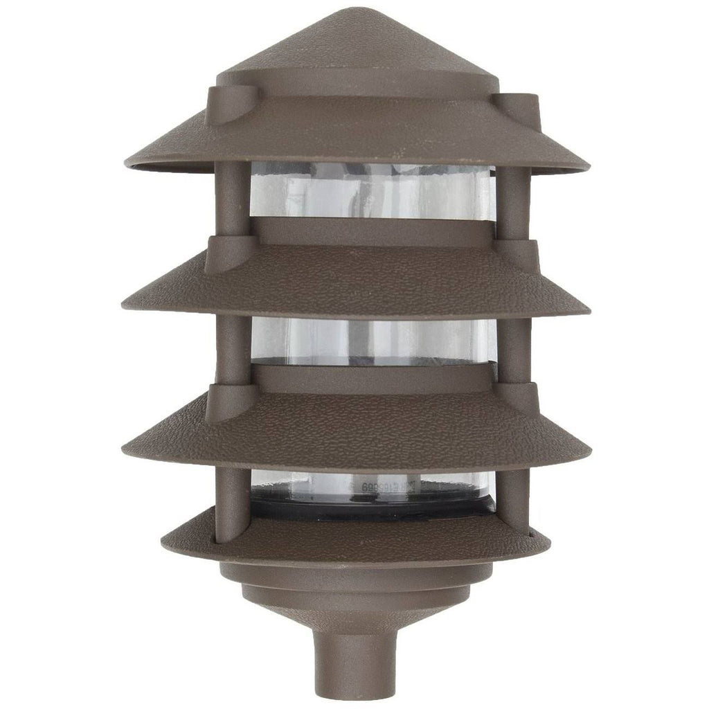 Cast Aluminum Four Tier Pagoda Light V38128