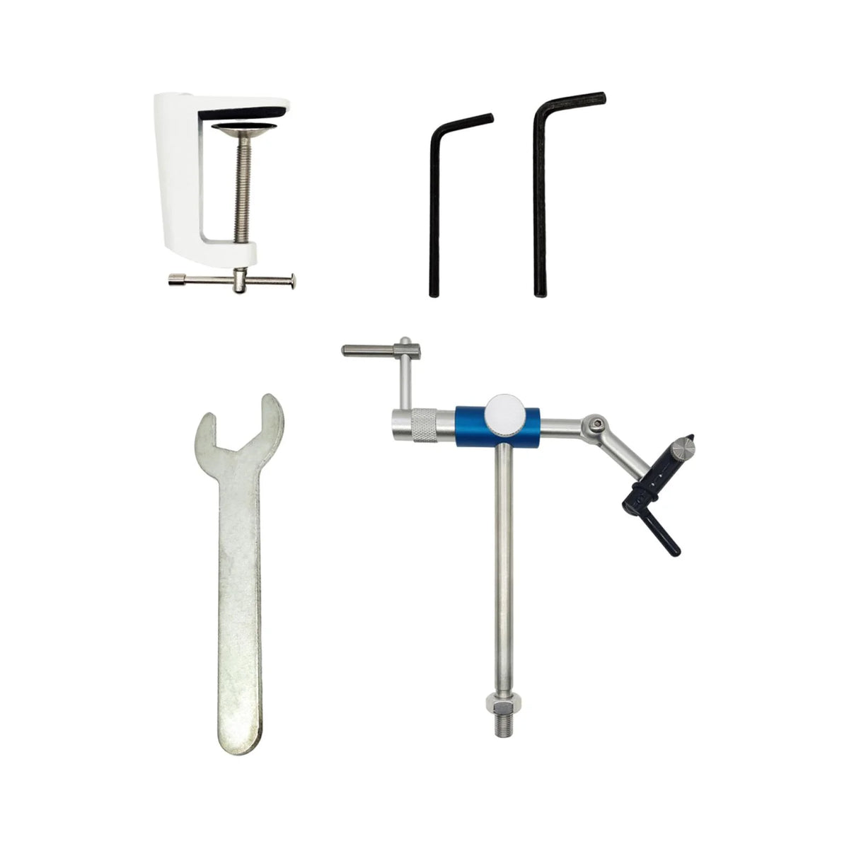 Rotary Fly Tying Vise with C Clamp and Steel Hardened Jaw E81461