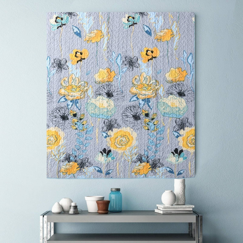 Quilted Cotton Throw B259