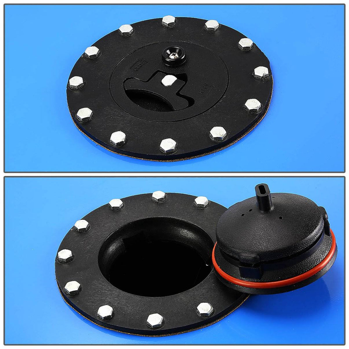 5-Gallon Aluminum Fuel Cell Gas Tank with Level Sender and Cap F835