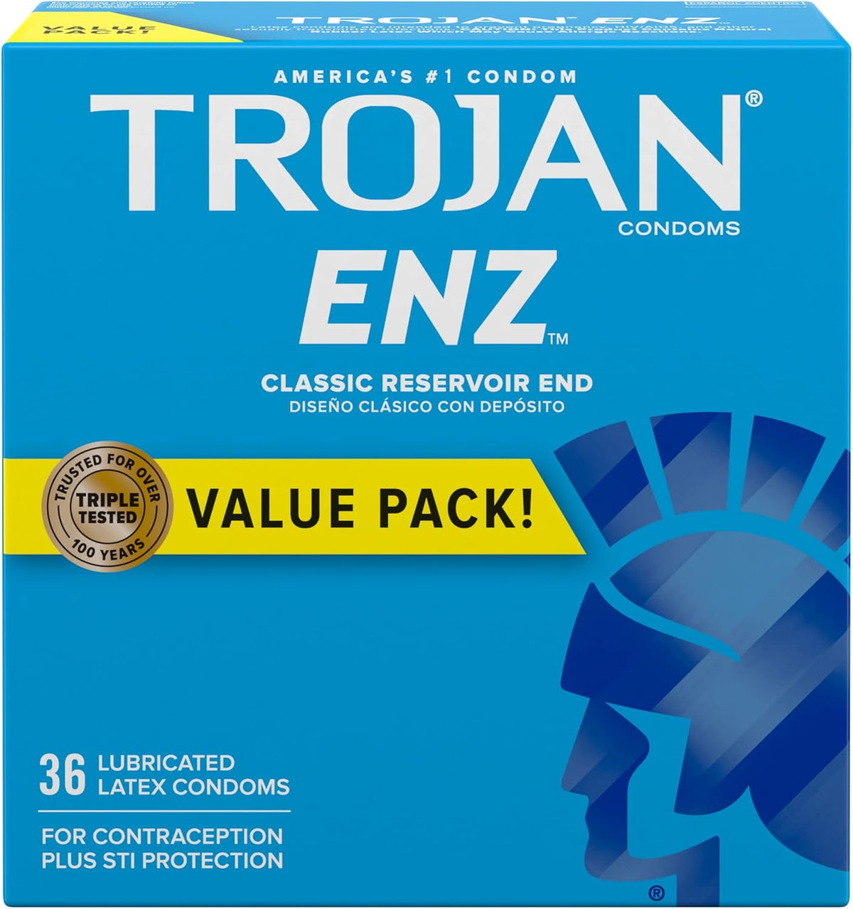 36 Count Lubricated Condoms Value Pack X3742