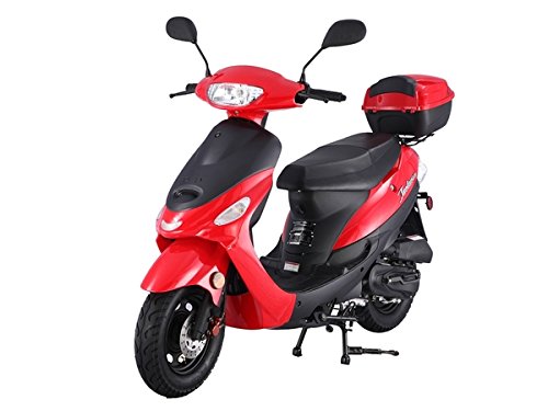 49cc 50cc street legal fully automatic scooter moped with Matching trunk V2943