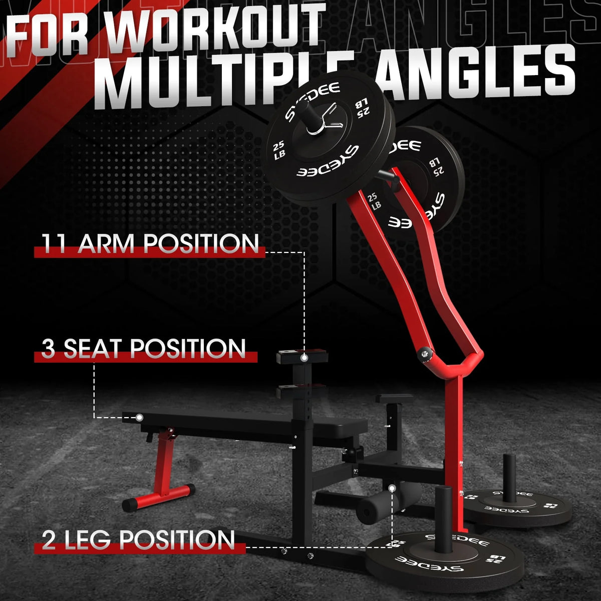 Chest Press Machine with Independent Converging Arms O64444