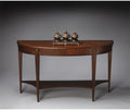 Demilune Console Table in Nutmeg N634