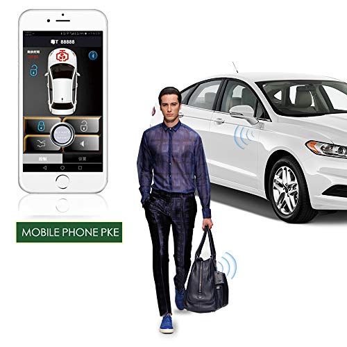Passive Keyless Entry Push Button Car Alarm System Remote Key K567943