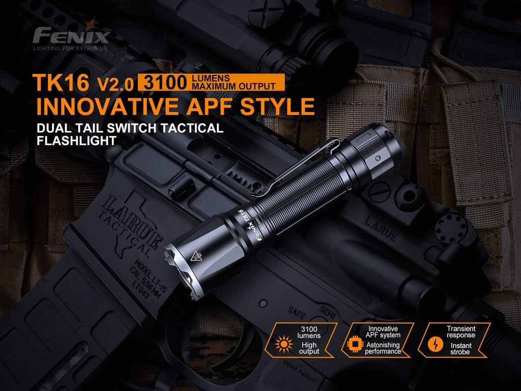 3100 Lumen LED Tactical Flashlight with USB Rechargeable Battery and Carrying Case E400776