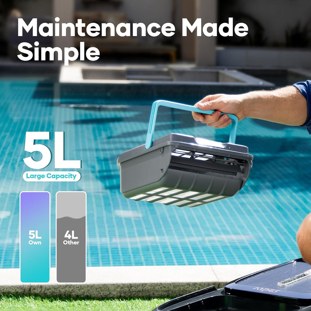 Robotic Pool Skimmer with Robotic Pool Cleaner W4826