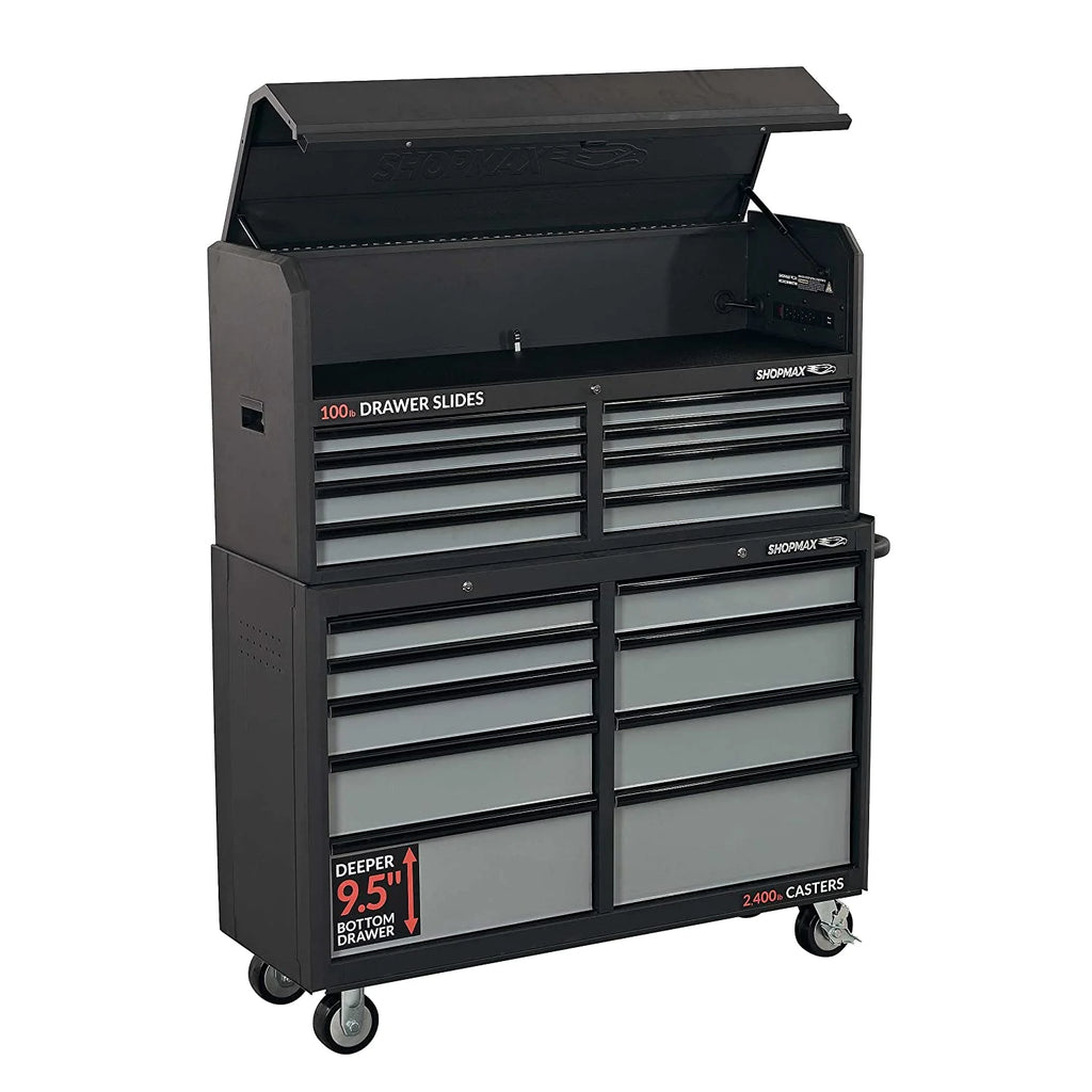 17-Drawer Tool Chest and Rolling Cabinet Combo J5722