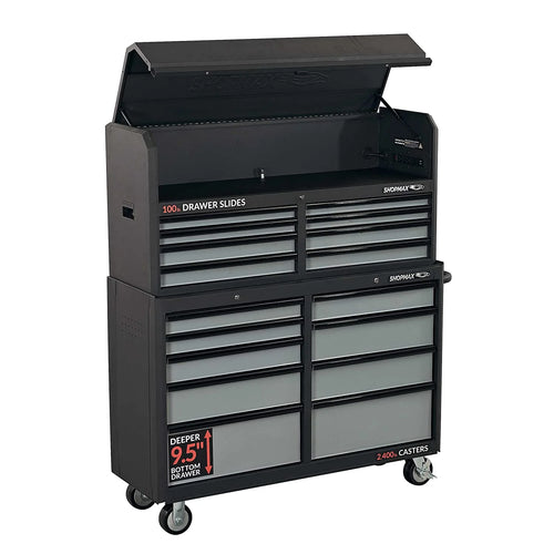 17-Drawer Tool Chest and Rolling Cabinet Combo J5722