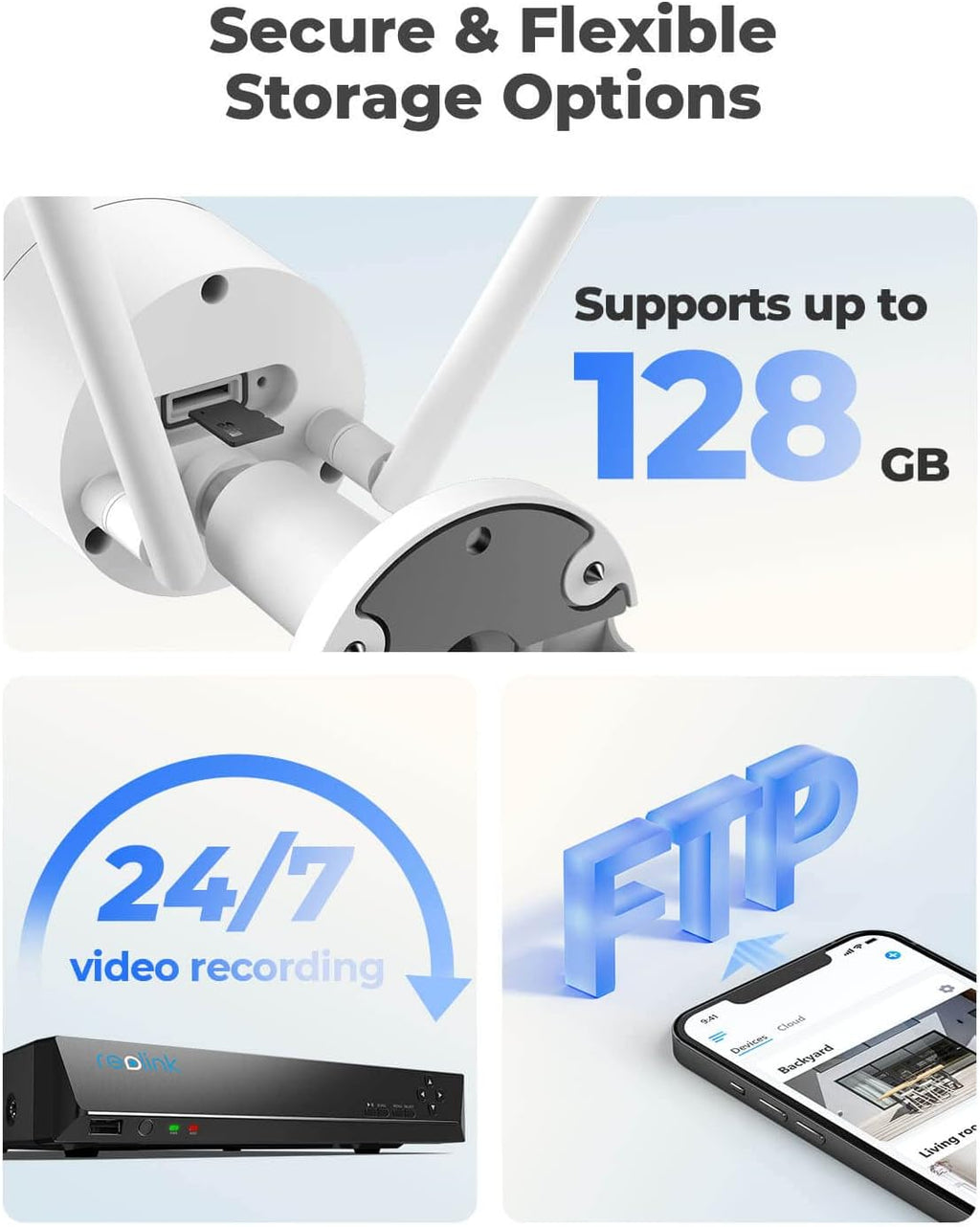 4MP Plug-in WiFi Security Camera Outdoor S485