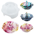 White Resin Mold for Bowl Dish Candle Holder Jewelry Tray Z493621