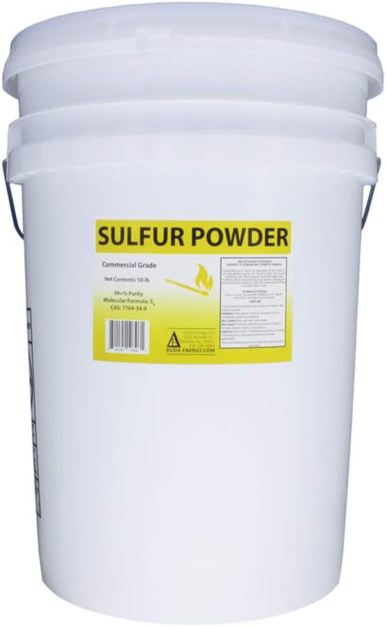 50 lb Yellow Sulfur Powder Fertilizer P8014