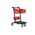 Two-Tier Plastic Shopping Cart V983