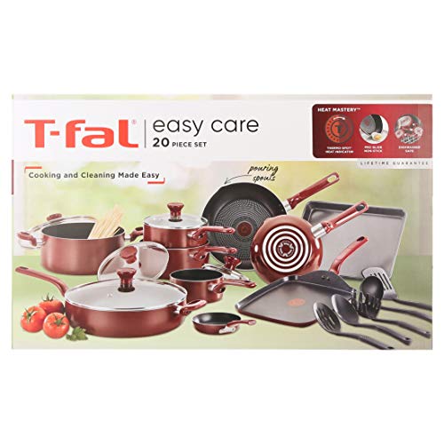 20-Piece Black Dishwasher Safe Cookware Set R58392