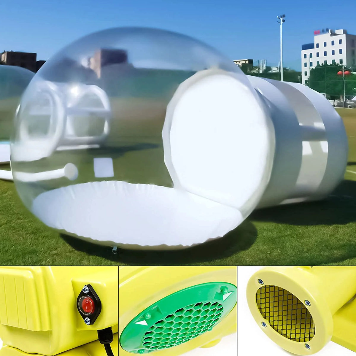 Inflatable Transparent Bubble Tent with Blower A1179