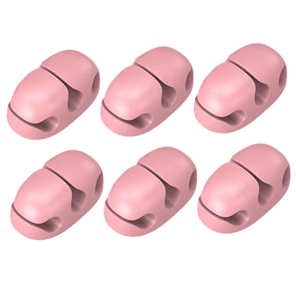6 Pcs Self Adhesive Cord Clips M2111