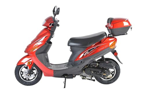 49cc 50cc street legal fully automatic scooter moped with Matching trunk V2943