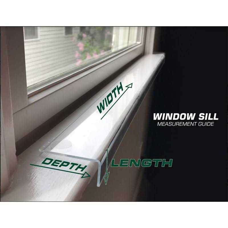 Transparent Window Sill Protector M28781
