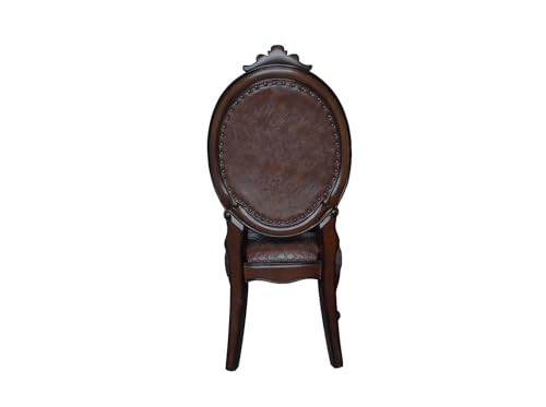 9pc Formal Dining Table Set with 6 Side Chairs and 2 Arm Chairs Z128