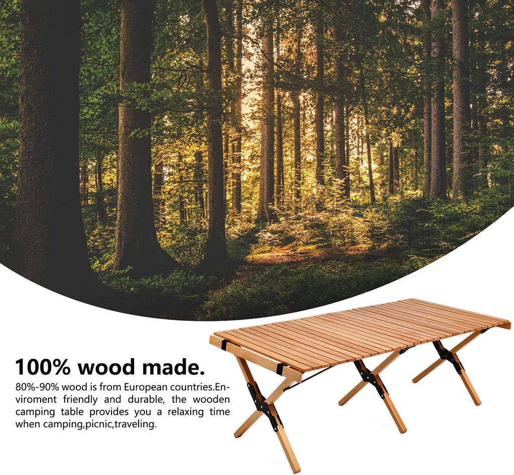 4ft Folding Portable Camping Table with Carry Bag N9199
