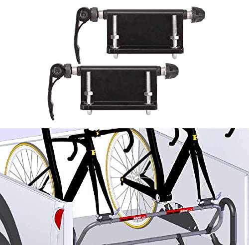 Bike Fork Mount Bicycle Quick-Release Aluminum Alloy Fork Block Mounts 2 Pcs E20334