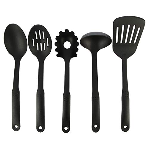 20-Piece Black Dishwasher Safe Cookware Set R58392
