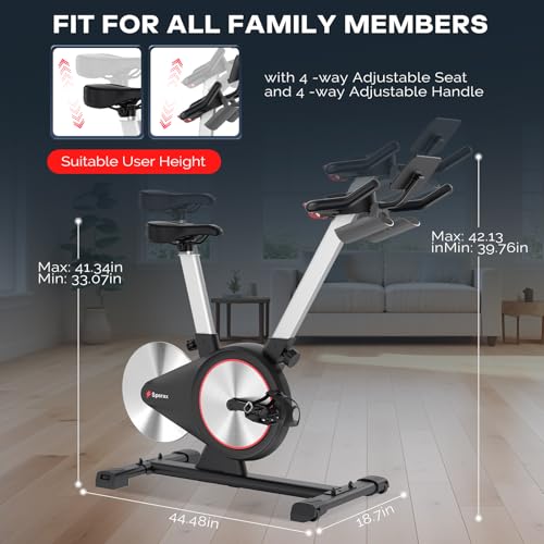 Exercise Bike, Indoor Cycling Bike with LED Display P1028