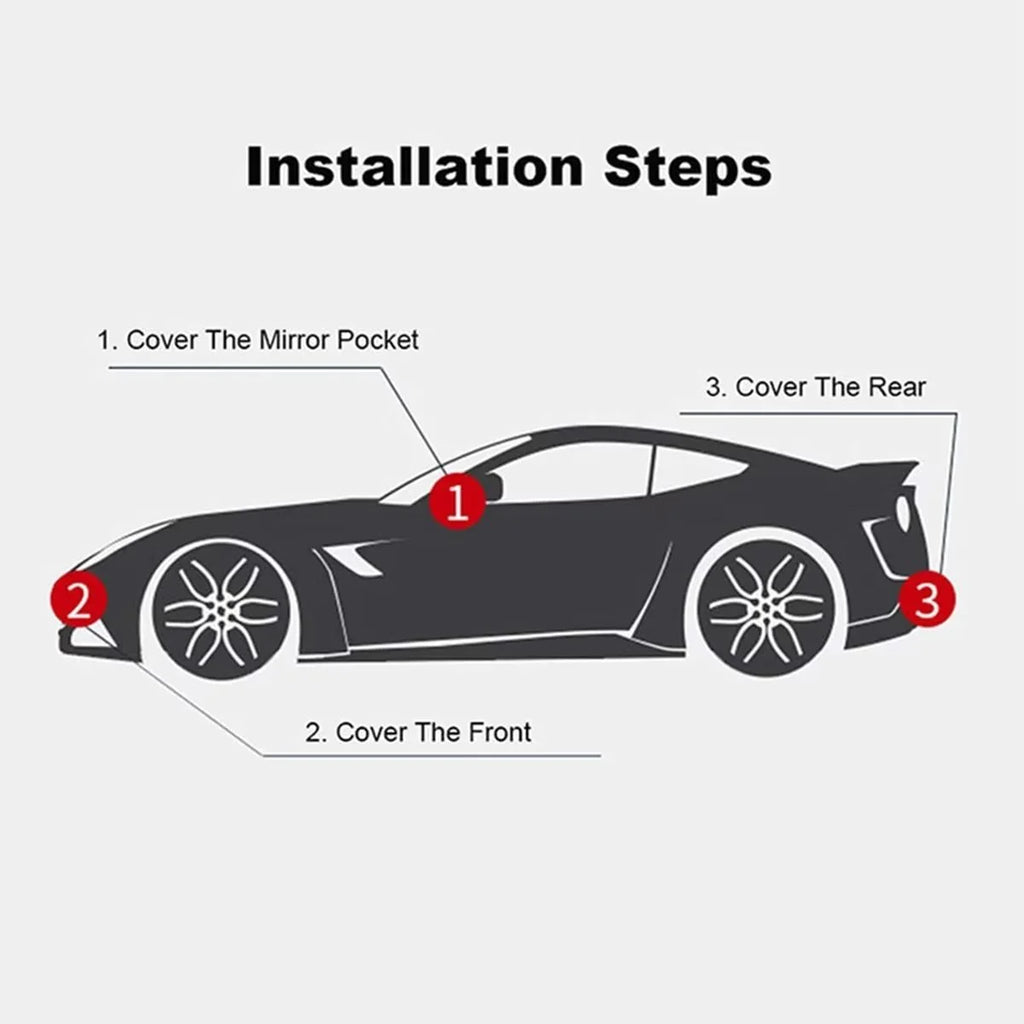 Silver Waterproof Full Exterior Car Cover M3570