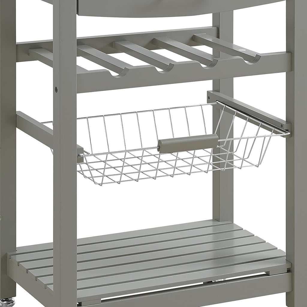 Gray Kitchen Cart Z58125