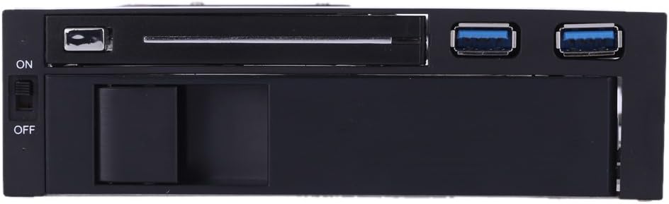 Dual Bay 3.5 + 2.5 Inch SATA III Hard Drive SSD Tray Caddy Internal Mobile Rack Enclosure Docking Station with USB 3.0 Port Hot Swap Pack of 2 C722