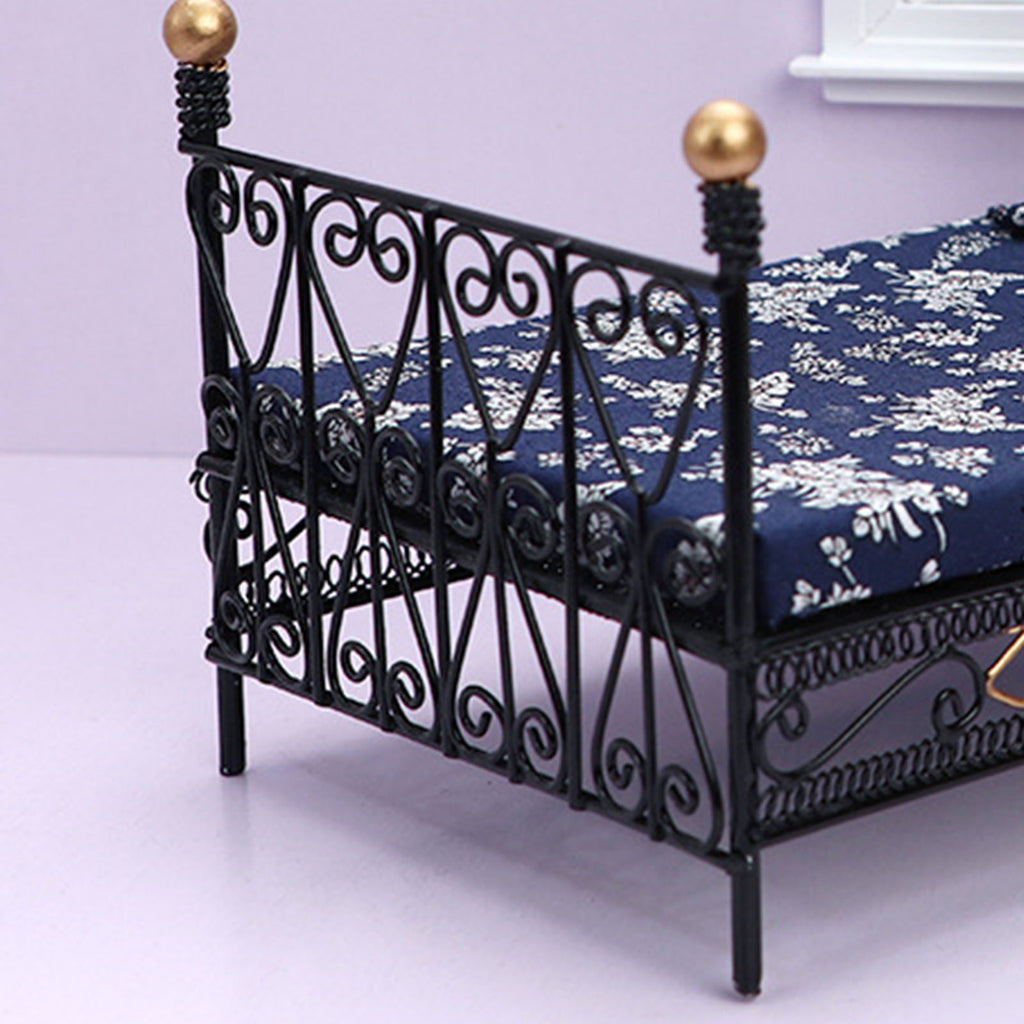 Metal Dollhouse Double Bed W56122